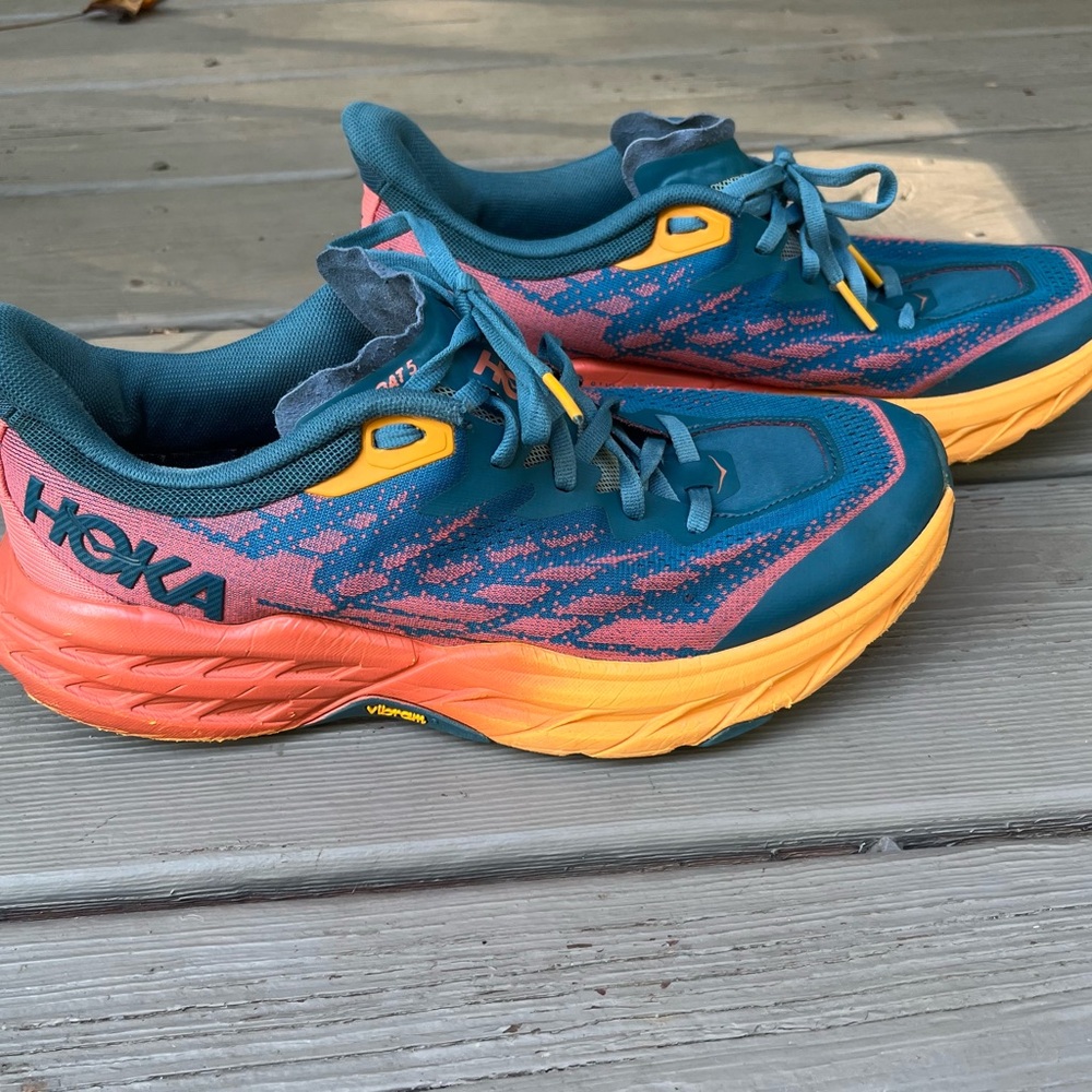 Hoka Women's Sneakers - Teal and Orange